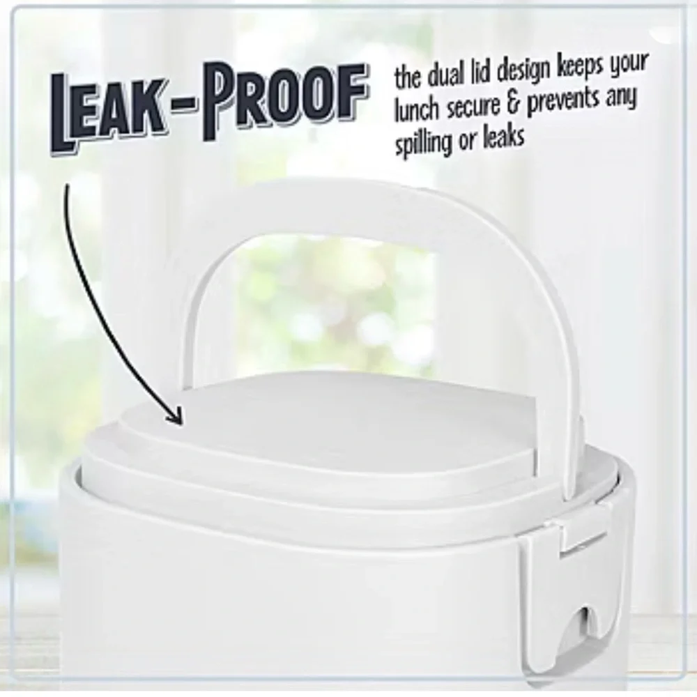 Nostalgia Portable White Food Warmer
